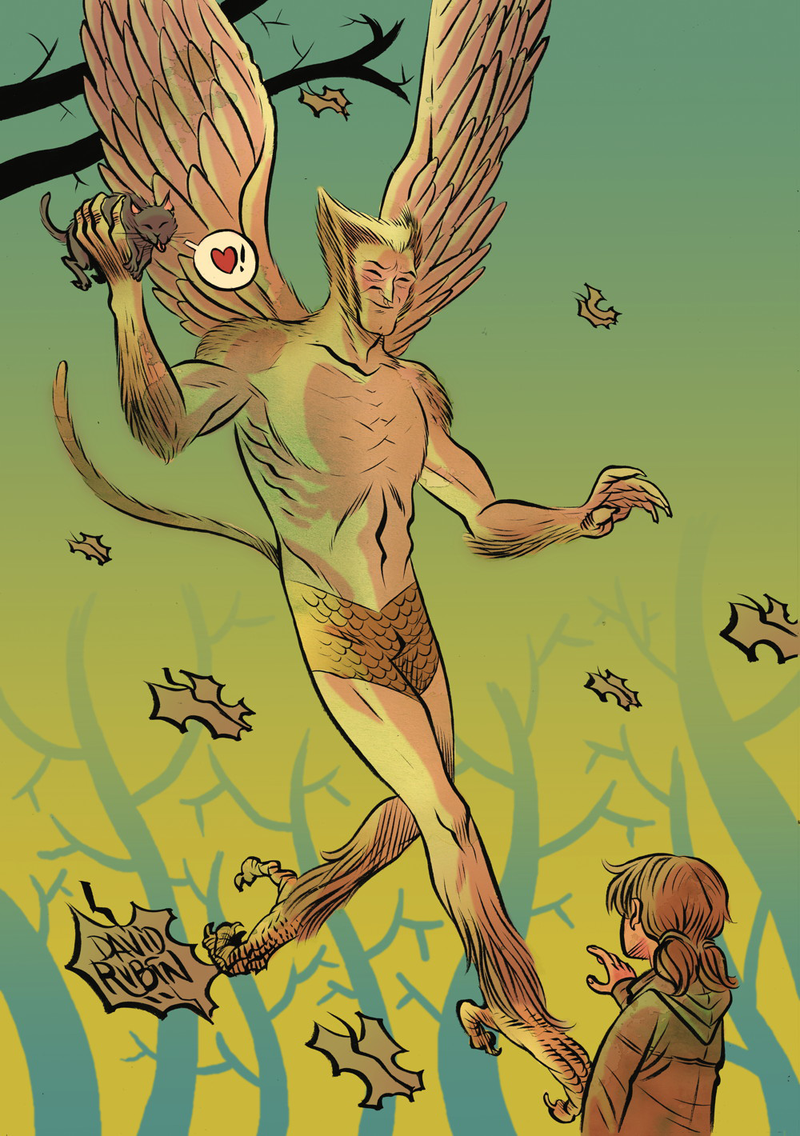 Art by David RubĂn.